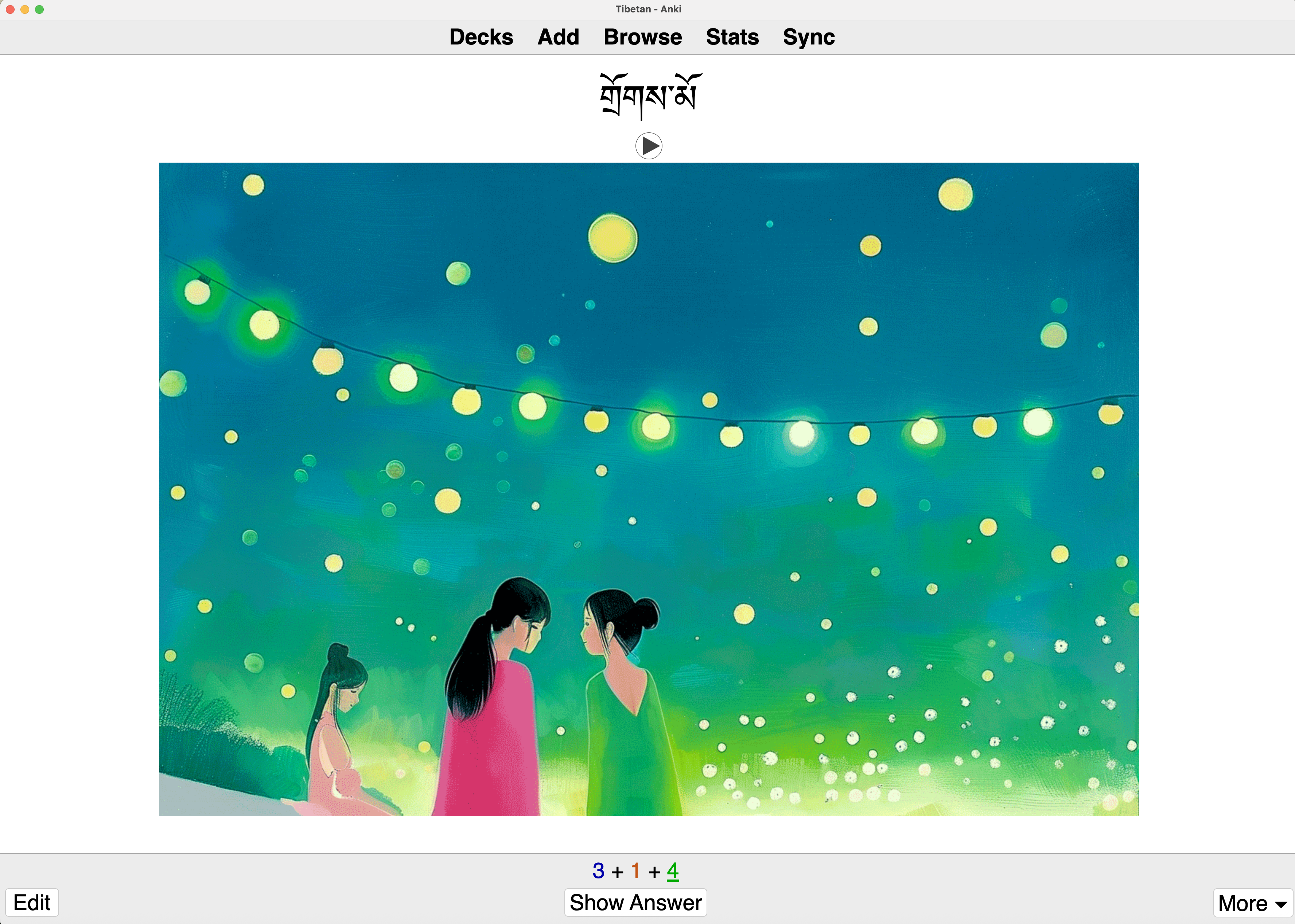 First 1000 Words - Tibetan side